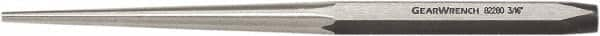 GearWrench - 1/8" Long Taper Punch - 8" OAL, Alloy Steel - Makers Industrial Supply