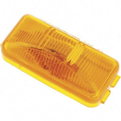 Truck-Lite - 2-1/2" Long, 0.33 Amp, Incandescent Side Marker Light Kit - 12 Volts, Yellow - Makers Industrial Supply