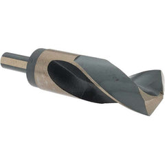 Made in USA - 1-3/16" High Speed Steel, 118° Point, Round with Flats Shank Maintenance Drill Bit - Makers Industrial Supply