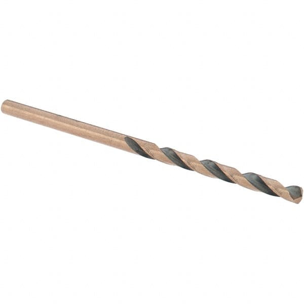 Made in USA - 3/32" High Speed Steel, 135° Point, Straight Shank Maintenance Drill Bit - Makers Industrial Supply