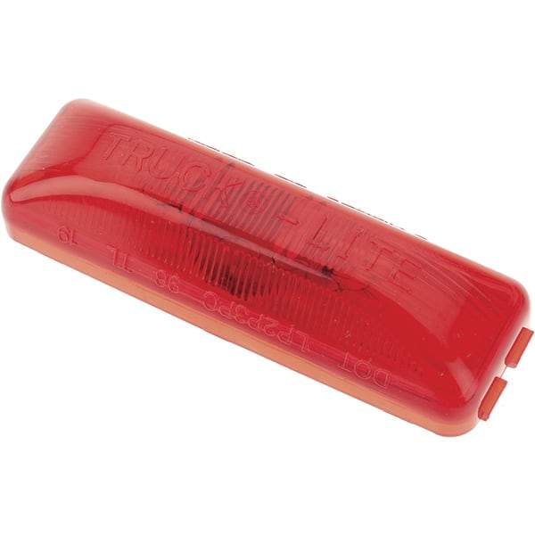 Truck-Lite - 3-7/8" Long, 0.33 Amp, Incandescent Side Marker Light Kit - 12 Volts, Red - Makers Industrial Supply