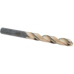 Made in USA - 23/64" High Speed Steel, 135° Point, Round with Flats Shank Maintenance Drill Bit - Makers Industrial Supply