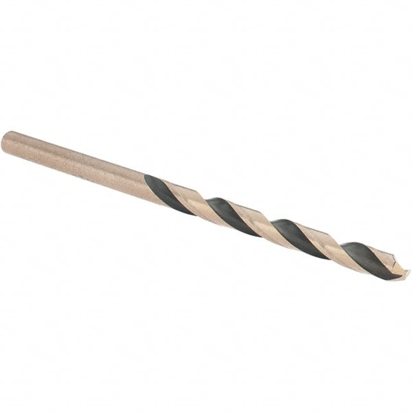 Made in USA - 3.5mm High Speed Steel, 135° Point, Straight Shank Maintenance Drill Bit - Makers Industrial Supply