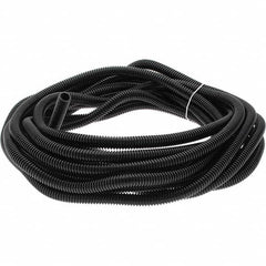 Value Collection - 25' Long, Flexible Wire Loom Conduit - Plastic, 3/8" ID - Makers Industrial Supply