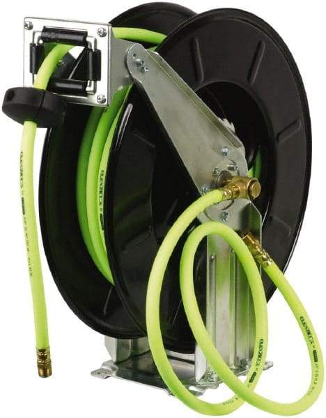 Legacy - 50' Spring Retractable Hose Reel - 300 psi, Hose Included - Makers Industrial Supply