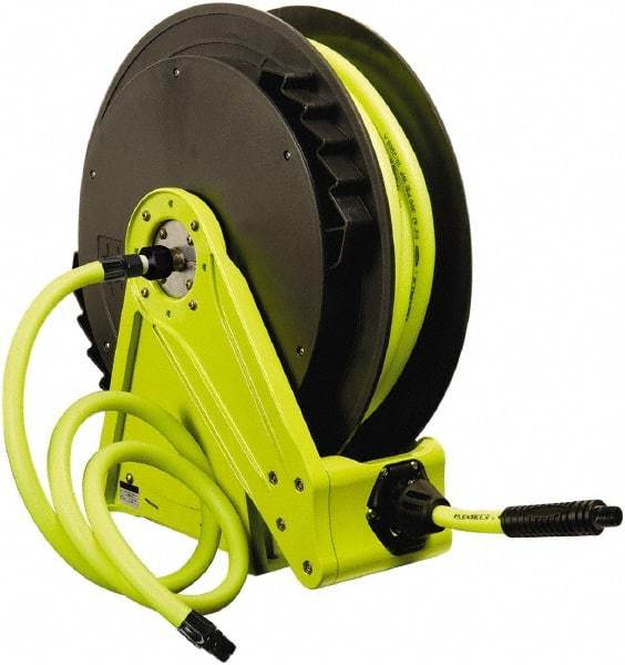 Legacy - 50' Spring Retractable Hose Reel - 300 psi, Hose Included - Makers Industrial Supply