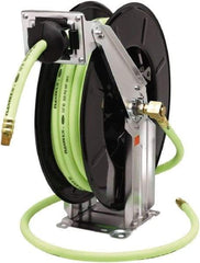 Legacy - 50' Spring Retractable Hose Reel - 300 psi, Hose Included - Makers Industrial Supply