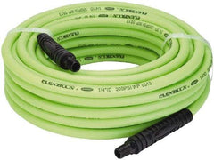 Legacy - 1/4" ID x 0.46" OD 50' Long Multipurpose Air Hose - MNPT x MNPT Ends, 300 Working psi, 140°, 1/4" Fitting, Green - Makers Industrial Supply