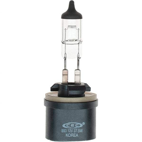 Import - 12 Volt, Halogen Miniature & Specialty T3-1/4 Lamp - Axial Prefocus (PG13) Base - Makers Industrial Supply