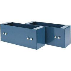 Value Collection - Black, Steel, Cabinet Universal Base Lug - 5" Wide x 12-1/2" Deep x 4" High Body - Makers Industrial Supply