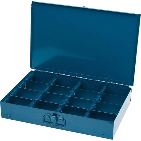 Value Collection - Small Parts Storage Box - Steel Frame, Adjustable Compartments - Makers Industrial Supply