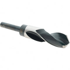 Import - 1-1/16" Drill, 118° Point, High Speed Steel Silver Deming & Reduced Shank Drill Bit - Makers Industrial Supply