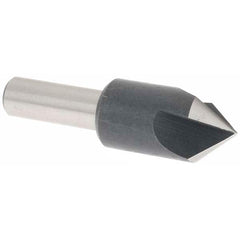 Value Collection - 5/8" Head Diam, 3/8" Shank Diam, 3 Flute 82° High Speed Steel Countersink - Makers Industrial Supply