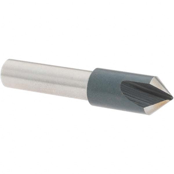 Value Collection - 5/16" Head Diam, 1/4" Shank Diam, 1 Flute 82° High Speed Steel Countersink - Makers Industrial Supply