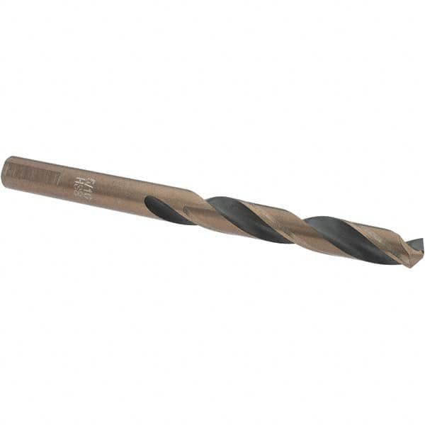 Import - 5/16" High Speed Steel, 135° Point, Round with Flats Shank Maintenance Drill Bit - Makers Industrial Supply