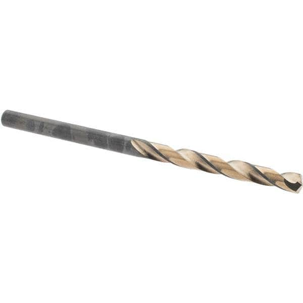 Made in USA - 9/64" High Speed Steel, 135° Point, Straight Shank Maintenance Drill Bit - Makers Industrial Supply