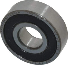 SKF - 10mm Bore Diam, 26mm OD, Double Seal Deep Groove Radial Ball Bearing - 8mm Wide, 1 Row, Round Bore, 1,960 Nm Static Capacity, 4,750 Nm Dynamic Capacity - Makers Industrial Supply