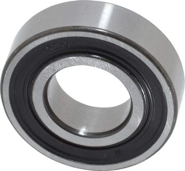 SKF - 15mm Bore Diam, 32mm OD, Double Seal Deep Groove Radial Ball Bearing - 9mm Wide, 1 Row, Round Bore, 2,850 Nm Static Capacity, 5,850 Nm Dynamic Capacity - Makers Industrial Supply