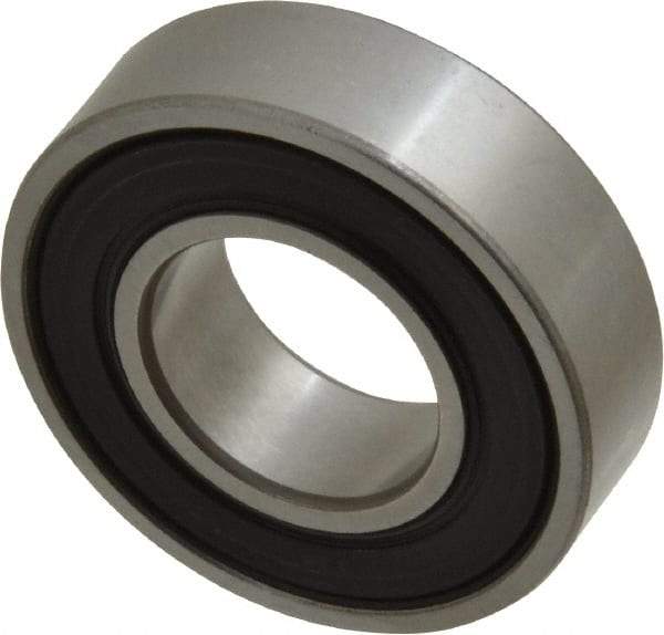 SKF - 17mm Bore Diam, 35mm OD, Double Seal Deep Groove Radial Ball Bearing - 10mm Wide, 1 Row, Round Bore, 3,250 Nm Static Capacity, 6,370 Nm Dynamic Capacity - Makers Industrial Supply