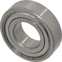 SKF - 20mm Bore Diam, 42mm OD, Double Shield Deep Groove Radial Ball Bearing - 12mm Wide, 1 Row, Round Bore, 5,000 Nm Static Capacity, 9,950 Nm Dynamic Capacity - Makers Industrial Supply