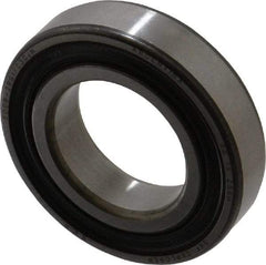 SKF - 30mm Bore Diam, 55mm OD, Double Seal Deep Groove Radial Ball Bearing - 13mm Wide, 1 Row, Round Bore, 8,300 Nm Static Capacity, 13,800 Nm Dynamic Capacity - Makers Industrial Supply