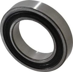 SKF - 55mm Bore Diam, 90mm OD, Double Seal Deep Groove Radial Ball Bearing - 18mm Wide, 1 Row, Round Bore, 21,200 Nm Static Capacity, 29,600 Nm Dynamic Capacity - Makers Industrial Supply