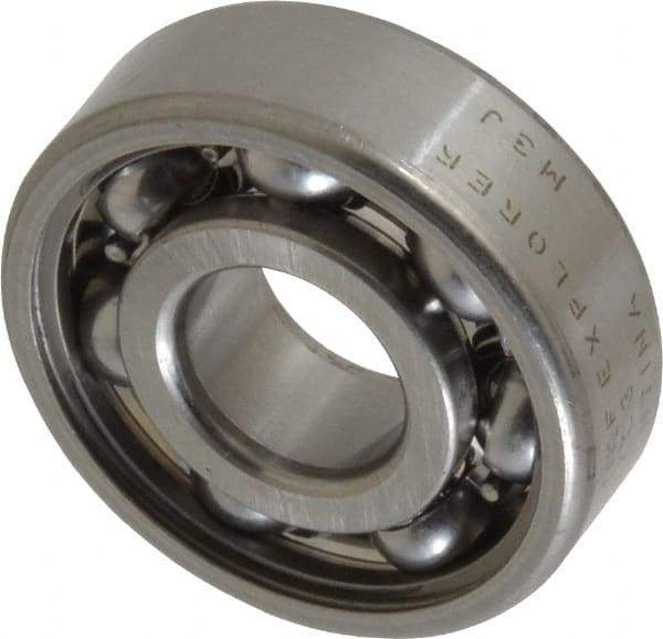 SKF - 12mm Bore Diam, 32mm OD, Open Deep Groove Radial Ball Bearing - 10mm Wide, 1 Row, Round Bore, 3,100 Nm Static Capacity, 7,280 Nm Dynamic Capacity - Makers Industrial Supply