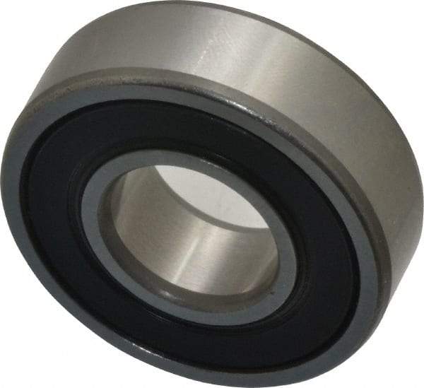 SKF - 15mm Bore Diam, 35mm OD, Double Seal Deep Groove Radial Ball Bearing - 11mm Wide, 1 Row, Round Bore, 3,750 Nm Static Capacity, 8,060 Nm Dynamic Capacity - Makers Industrial Supply