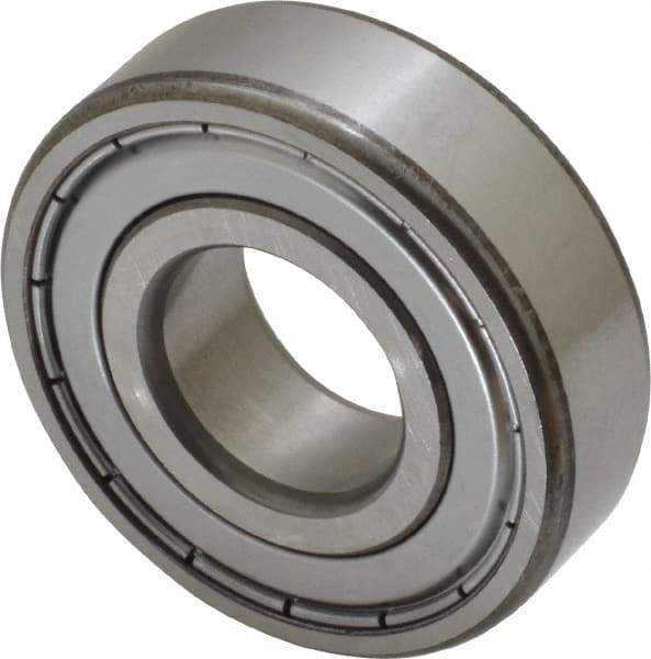 SKF - 20mm Bore Diam, 47mm OD, Double Shield Deep Groove Radial Ball Bearing - 14mm Wide, 1 Row, Round Bore, 6,550 Nm Static Capacity, 13,500 Nm Dynamic Capacity - Makers Industrial Supply