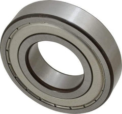 SKF - 35mm Bore Diam, 72mm OD, Double Shield Deep Groove Radial Ball Bearing - 17mm Wide, 1 Row, Round Bore, 15,300 Nm Static Capacity, 27,000 Nm Dynamic Capacity - Makers Industrial Supply