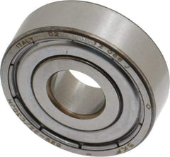 SKF - 9mm Bore Diam, 26mm OD, Double Shield Deep Groove Radial Ball Bearing - 8mm Wide, 1 Row, Round Bore, 1,960 Nm Static Capacity, 4,750 Nm Dynamic Capacity - Makers Industrial Supply