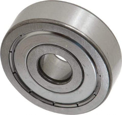 SKF - 10mm Bore Diam, 35mm OD, Double Shield Deep Groove Radial Ball Bearing - 11mm Wide, 1 Row, Round Bore, 3,400 Nm Static Capacity, 8,520 Nm Dynamic Capacity - Makers Industrial Supply