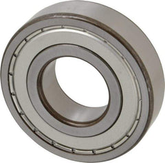 SKF - 35mm Bore Diam, 80mm OD, Double Shield Deep Groove Radial Ball Bearing - 21mm Wide, 1 Row, Round Bore, 19,000 Nm Static Capacity, 35,100 Nm Dynamic Capacity - Makers Industrial Supply