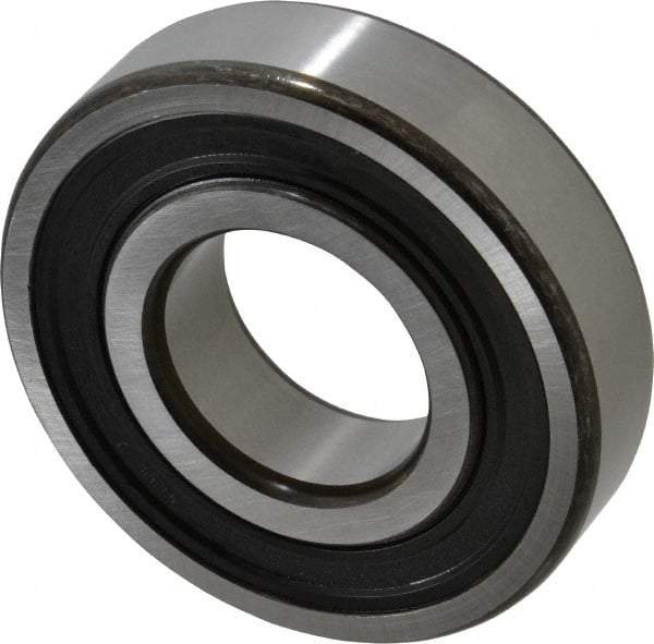 SKF - 40mm Bore Diam, 90mm OD, Double Seal Deep Groove Radial Ball Bearing - 23mm Wide, 1 Row, Round Bore, 24,000 Nm Static Capacity, 42,300 Nm Dynamic Capacity - Makers Industrial Supply