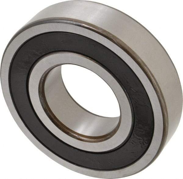 SKF - 50mm Bore Diam, 110mm OD, Double Seal Deep Groove Radial Ball Bearing - 27mm Wide, 1 Row, Round Bore, 38,000 Nm Static Capacity, 65,000 Nm Dynamic Capacity - Makers Industrial Supply