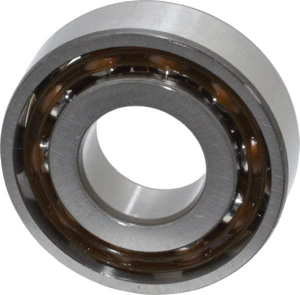 SKF - 17mm Bore Diam, 40mm OD, Open Angular Contact Radial Ball Bearing - 12mm Wide, 1 Row, Round Bore, 6,100 Lb Static Capacity, 10,400 Lb Dynamic Capacity - Makers Industrial Supply