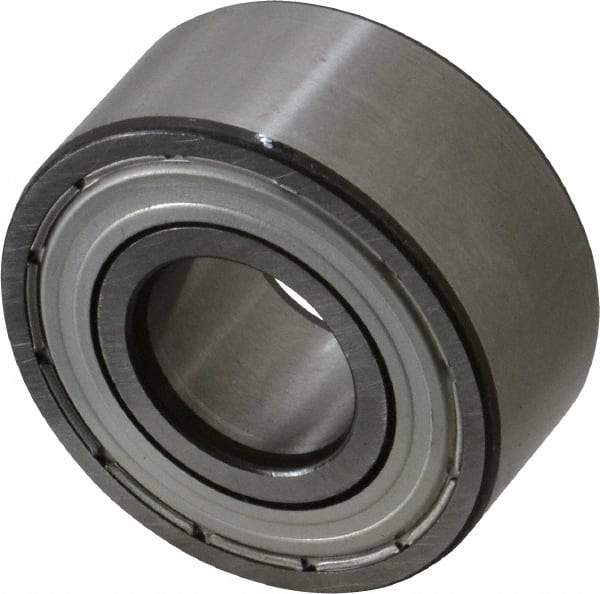 SKF - 17mm Bore Diam, 40mm OD, Double Shield Angular Contact Radial Ball Bearing - 17.5mm Wide, 2 Rows, Round Bore, 8,800 Lb Static Capacity, 14,300 Lb Dynamic Capacity - Makers Industrial Supply