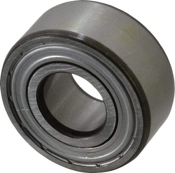 SKF - 20mm Bore Diam, 47mm OD, Double Shield Angular Contact Radial Ball Bearing - 20.6mm Wide, 2 Rows, Round Bore, 12,000 Lb Static Capacity, 19,000 Lb Dynamic Capacity - Makers Industrial Supply