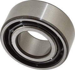 SKF - 25mm Bore Diam, 52mm OD, Open Angular Contact Radial Ball Bearing - 20.6mm Wide, 2 Rows, Round Bore, 14,300 Lb Static Capacity, 20,800 Lb Dynamic Capacity - Makers Industrial Supply