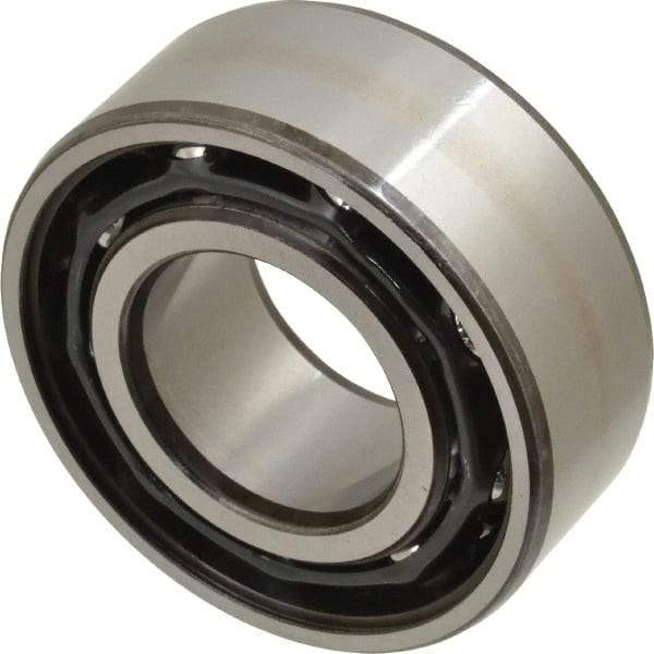 SKF - 30mm Bore Diam, 62mm OD, Open Angular Contact Radial Ball Bearing - 23.8mm Wide, 2 Rows, Round Bore, 20,800 Lb Static Capacity, 28,600 Lb Dynamic Capacity - Makers Industrial Supply