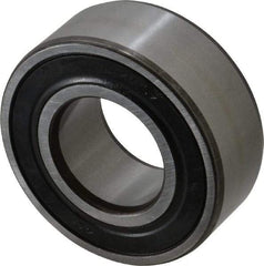 SKF - 30mm Bore Diam, 62mm OD, Double Seal Angular Contact Radial Ball Bearing - 23.8mm Wide, 2 Rows, Round Bore, 20,800 Lb Static Capacity, 28,600 Lb Dynamic Capacity - Makers Industrial Supply