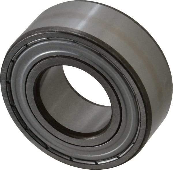 SKF - 30mm Bore Diam, 62mm OD, Double Shield Angular Contact Radial Ball Bearing - 23.8mm Wide, 2 Rows, Round Bore, 20,800 Lb Static Capacity, 28,600 Lb Dynamic Capacity - Makers Industrial Supply