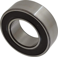 SKF - 50mm Bore Diam, 90mm OD, Double Seal Angular Contact Radial Ball Bearing - 30.2mm Wide, 2 Rows, Round Bore, 39,000 Lb Static Capacity, 48,800 Lb Dynamic Capacity - Makers Industrial Supply