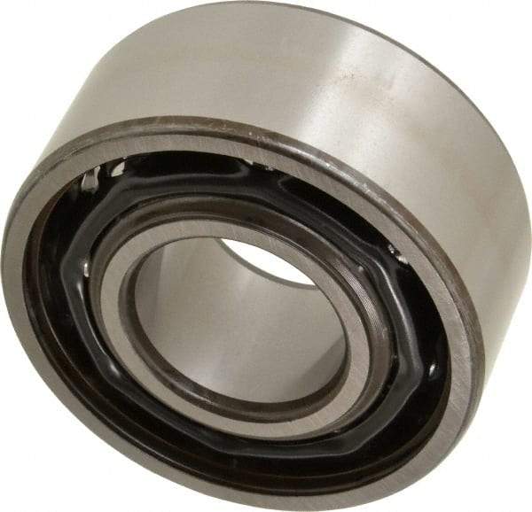 SKF - 35mm Bore Diam, 80mm OD, Open Angular Contact Radial Ball Bearing - 34.9mm Wide, 2 Rows, Round Bore, 35,500 Lb Static Capacity, 49,400 Lb Dynamic Capacity - Makers Industrial Supply