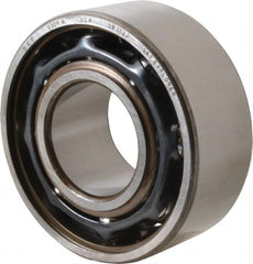 SKF - 45mm Bore Diam, 100mm OD, Open Angular Contact Radial Ball Bearing - 39.7mm Wide, 2 Rows, Round Bore, 53,000 Lb Static Capacity, 72,800 Lb Dynamic Capacity - Makers Industrial Supply