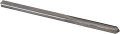 Hertel - 0.169" Solid Carbide 4 Flute Chucking Reamer - Straight Flute, 0.169" Straight Shank, 7/8" Flute Length, 2-3/4" OAL - Makers Industrial Supply