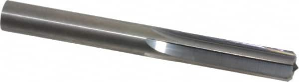 Hertel - 3/8" Solid Carbide 6 Flute Chucking Reamer - Straight Flute, 3/8" Straight Shank, 1-1/4" Flute Length, 3-1/2" OAL - Makers Industrial Supply