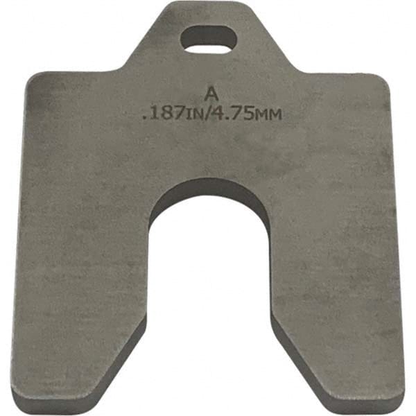 Maudlin Products - Metal Shim Stock Type: Slotted Shim Material: Stainless Steel - Makers Industrial Supply