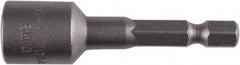 Wiha - 5/16" Nonmagnetic Nutsetter - 1/4" Hex Drive, 2-1/8" OAL - Makers Industrial Supply