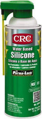 CRC - 16 oz Aerosol Silicone Lubricant - White, 0°F to 400°F, Food Grade - Makers Industrial Supply